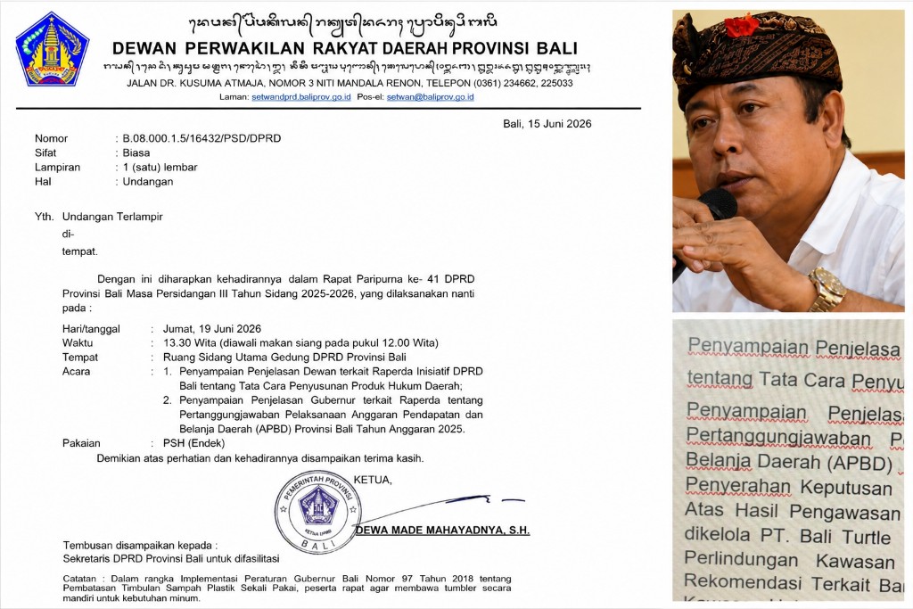 Gung Cok Geram, Tegaskan Tak Tolak Rekomendasi Pansus TRAP, Keberatan  terkait Mekanisme dan Etika Persidangan