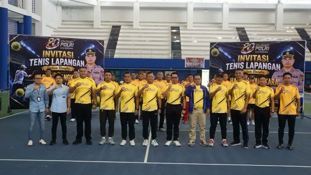 Hari Bhayangkara ke-80, Polres Buleleng Gelar Invitasi Tenis, Bupati Berharap Kapolda Cup Kembali Digelar