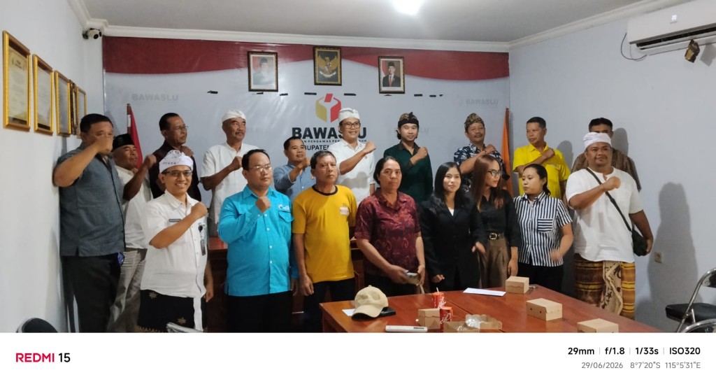 Antisipasi Sengketa Pemilu 2029, Bawaslu Bali Minta Parpol di Buleleng Tertib Administrasi