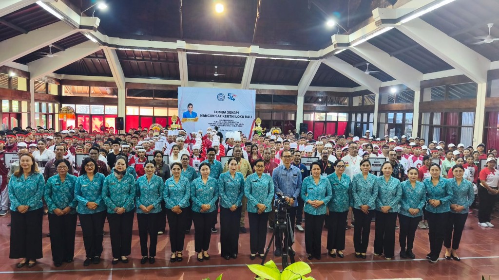 Peringati HKG PKK ke-54, TP PKK Bangli Semarakkan Lomba Senam, Paduan Suara hingga Memasak di Tingkat Provinsi Bali