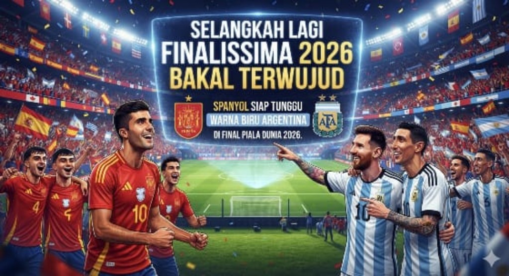 Selangkah Lagi Finalissima Terwujud, Spanyol Menanti Argentina di Final Piala Dunia 2026