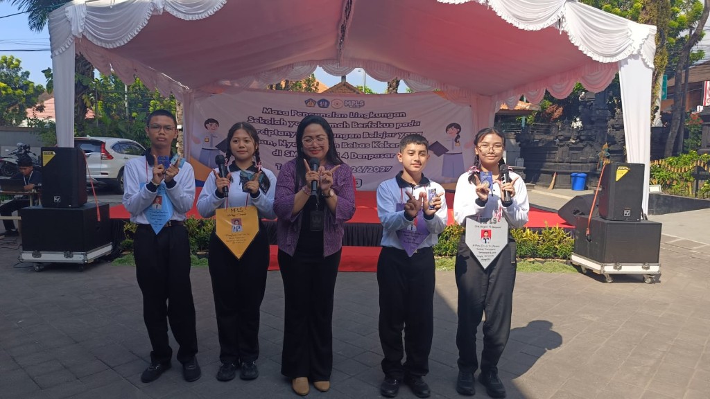 MPLS, Unwar Tanamkan Wawasan Kebangsaan dan Bela Negara SMA Negeri 4 Denpasar
