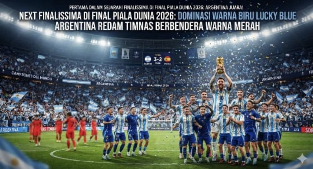 Potensi Finalissima: Argentina Andalkan Lucky Blue, Siap Redam La Roja di Final Piala Dunia 2026