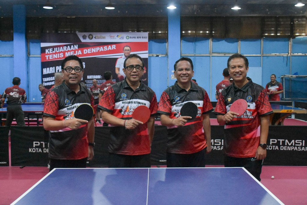 Wali Kota Jaya Negara Buka Turnamen Tenis Meja Hari Pajak 2026