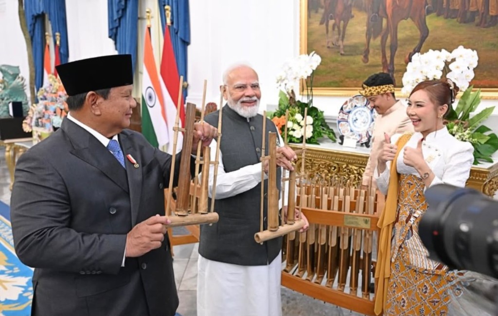 Lia Fahlevi Bawakan Angklung, Warisan Dunia UNESCO, Oleh-Oleh Diplomasi dari Presiden Prabowo ke PM Modi