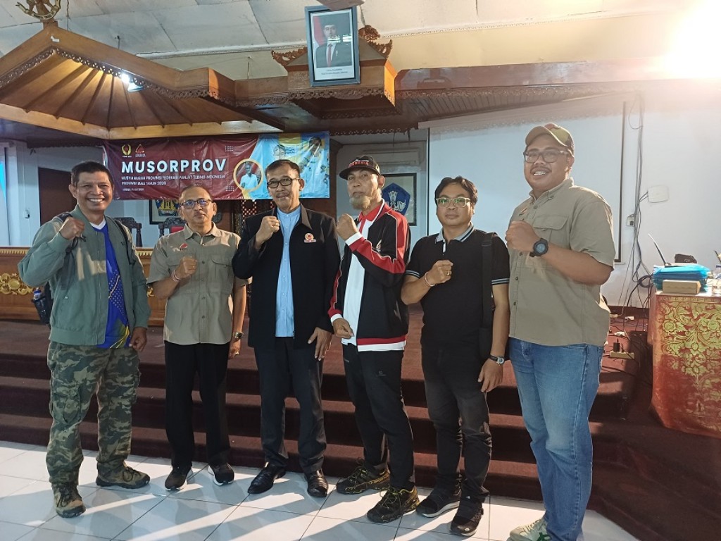 Putu Yudi Atmika Kembali Pimpin Pengprov FPTI Bali Periode 2026-2030
