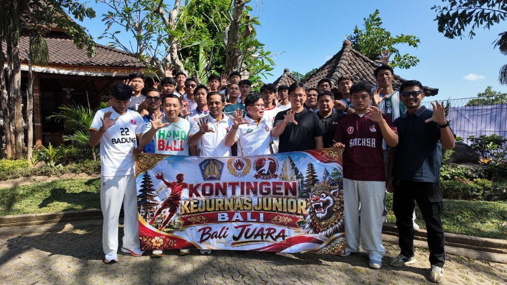Supartha Lepas Kontingen ke Kejurnas Bola Tangan Junior 2026, ABTI Bali Kobarkan Semangat Juang
