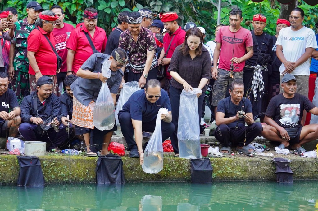 Wabup Badung Apresiasi Semeton Pande, Lomba Mancing Dukung Pelestarian Air dan Pembangunan Pura