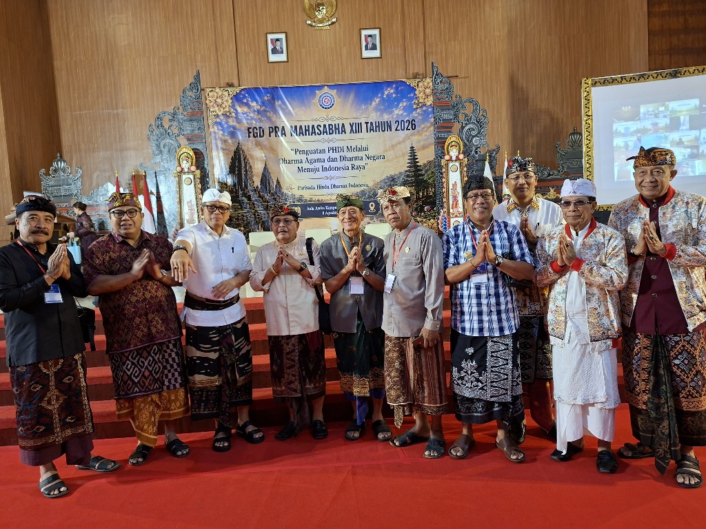FGD Pra Mahasabha XIII,
Penguatan PHDI Hendaknya Merangkul Semua Komponen Umat Hindu Menuju Indonesia Raya