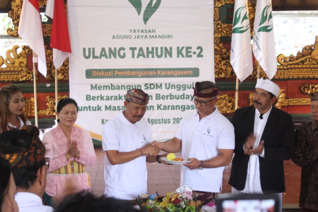 HUT ke-2 Yayasan Agung Jaya Mandiri, Dorong SDM Karangasem Berdaya Saing, Berkarakter dan Berbudaya
