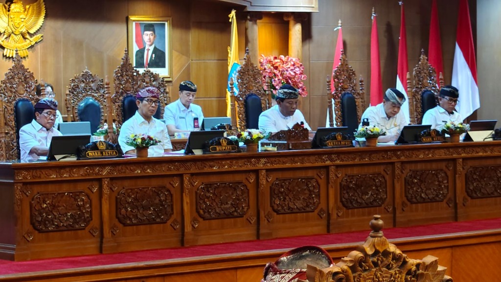 DPRD Badung Gelar Rapat Paripurna Terkait Rancangan Perubahan KUA APBD dan PPAS Th 2026