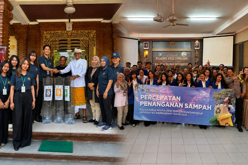 Sinergi Universitas Warmadewa dan Pemprov Bali: Mahasiswa KKN-PMM Dorong Percepatan Penanganan Sampah Berbasis Sumber di Sidakarya dan Padangsambian