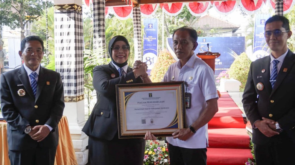 Indeks Reformasi Hukum Jembrana Sabet Peringkat II se-Bali
