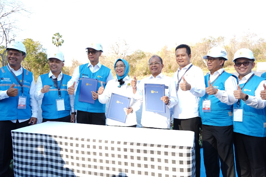 Launching & Groundbreaking Program PLTS 100 GWp Site Gilimanuk