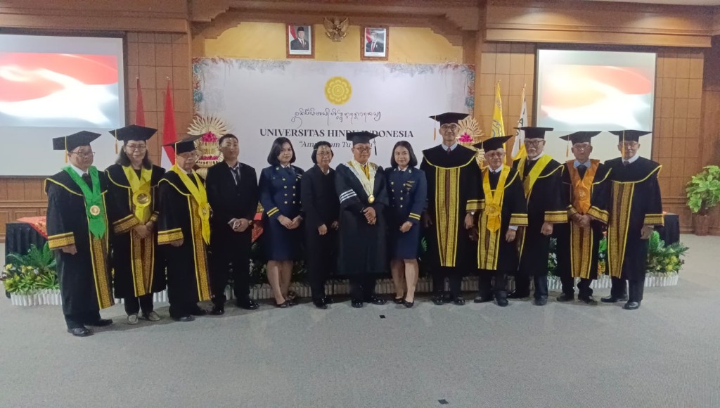Gung Dalem Pemayun Raih Gelar Doktor ke-220 di UNHI, Tekankan Sewaka Dharma Optimalkan Pelayanan Kesehatan di Biddokkes Polda Bali