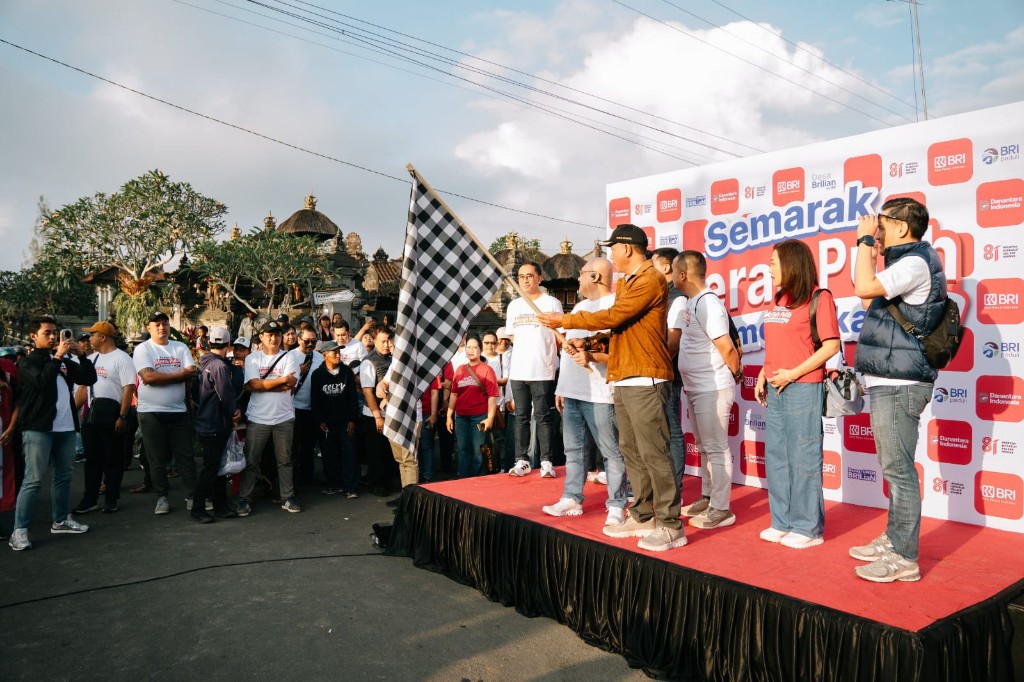 Semarak Merah Putih di Desa BRILiaN Angseri, BRI Hadir Bersama Rakyat dan Dorong Ekonomi dari Desa