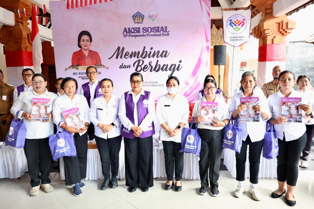 TP Posyandu Kota Denpasar Dukung Transformasi Posyandu 6 SPM di Aksi Sosial Provinsi Bali