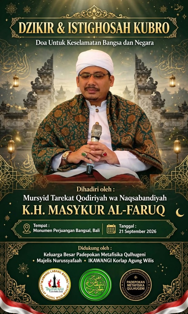 300 Jamaah Siap Dzikir & Istighosah Kubro Untuk Keselamatan Bangsa di Monumen Perjuangan Bangsal