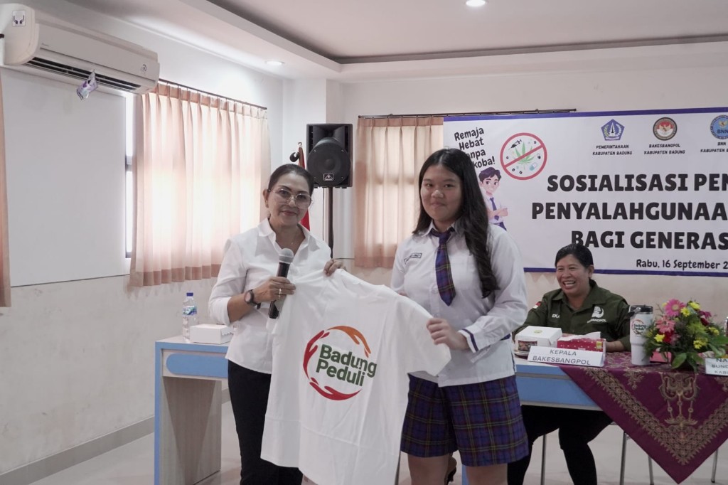 Sinergi P4GN di Sekolah Bunda Anti Narkoba Badung Edukasi Siswa Bali Kiddy School