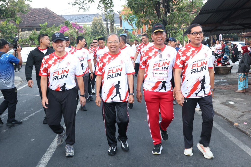 Sekda Eddy Mulya Hadiri Prima Fun Run HUT ke-81 TNI, Dorong Semangat Hidup Sehat dan Kebersamaan