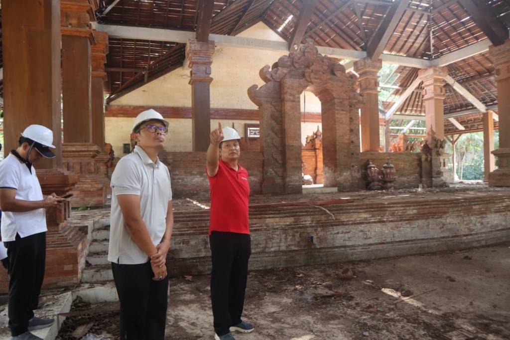 Wantilan Pura Jagatnatha Jembrana Direhab Tahun Ini