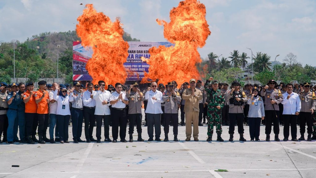 Jelang MotoGP Mandalika 2026, ITDC dan Polda NTB Uji Kesiapan Pengamanan Terpadu