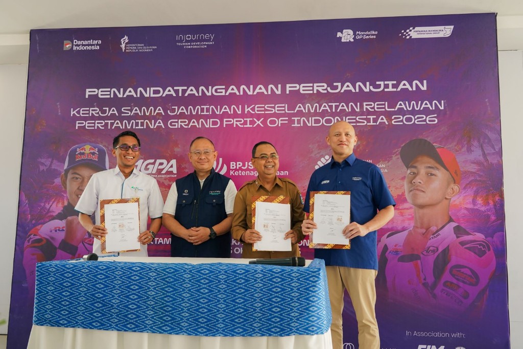 Jelang MotoGP Mandalika 2026, 2.000 Lebih Volunteer Dapat Perlindungan JKK dan JKM
