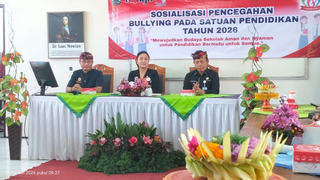 Forum PUSPA Bangli Sosialisasikan Pencegahan Bullying di SMPN 1 Bangli