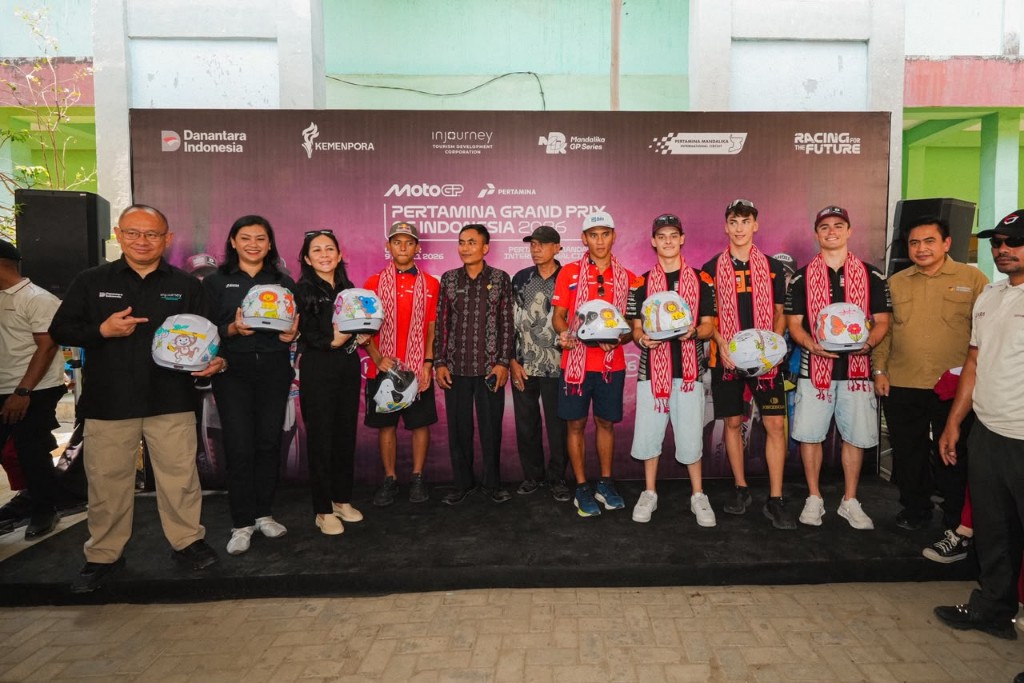 Riders Go to School, Lima Pembalap Moto2 dan Moto3 Inspirasi Siswa Mandalika Raih Mimpi Mendunia