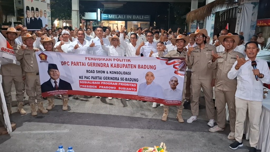 Gerindra Badung Gelar Konsolidasi PAC, Siapkan Kader Kawal Program Prioritas Presiden Prabowo
