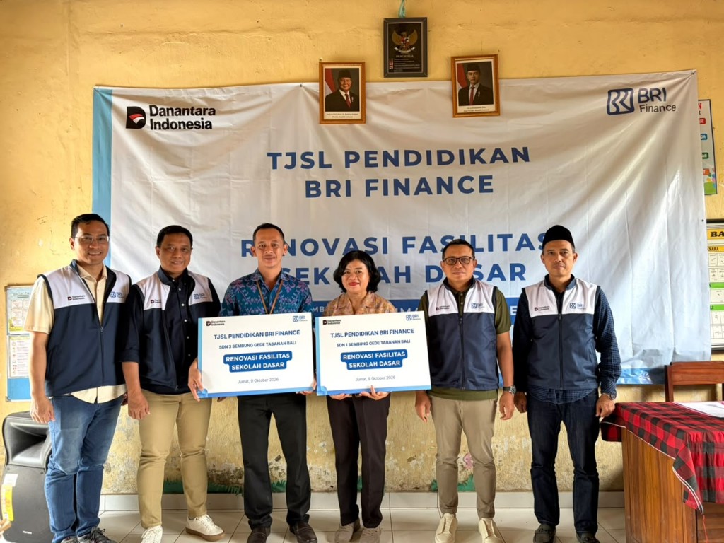 TJSL BRI Finance Tingkatkan Kualitas Pendidikan di Tabanan Bali