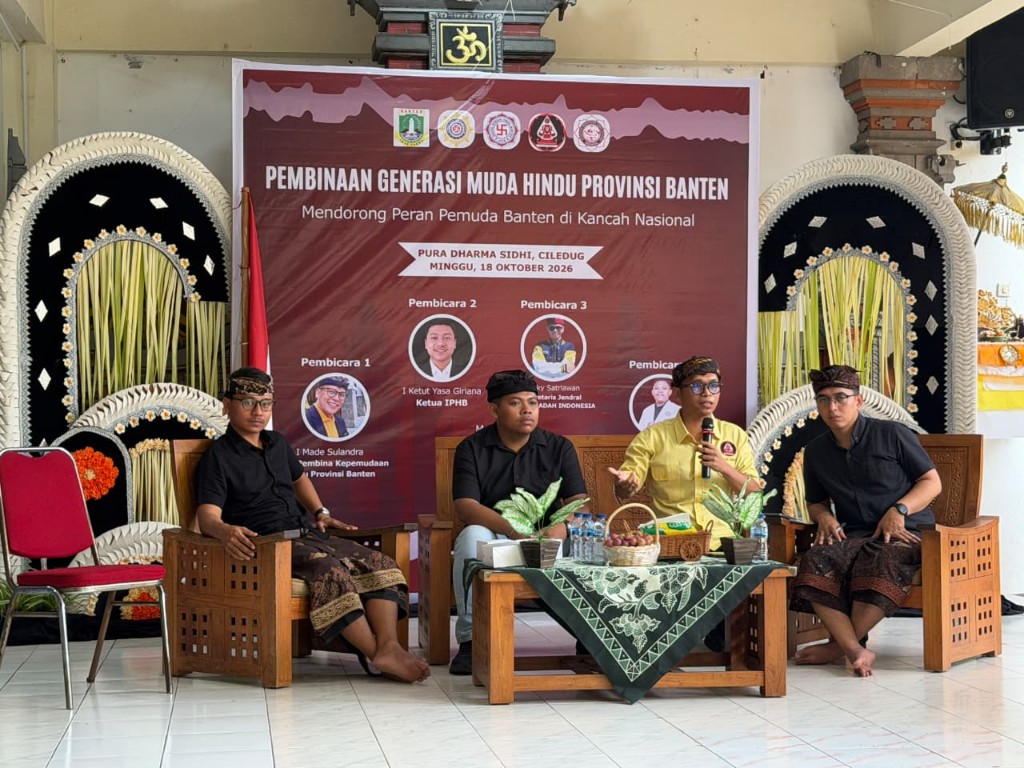 Peradah Indonesia Dorong Kebangkitan Organisasi di Banten, Puluhan Pemuda Hindu Siap Berhimpun