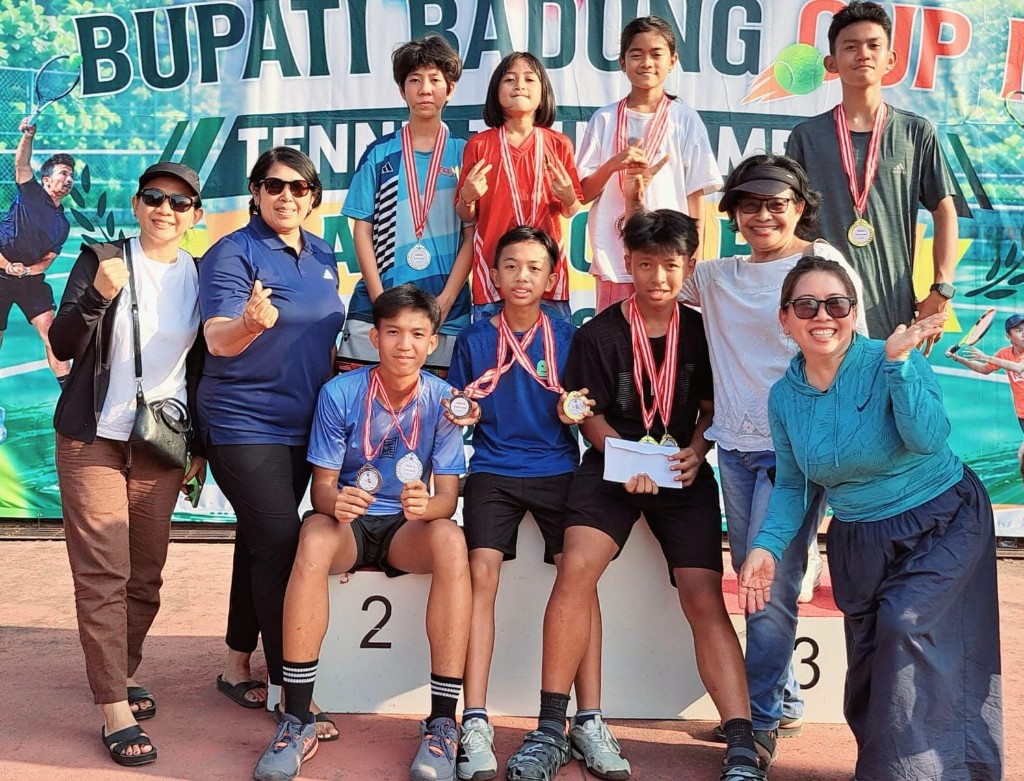 Tim Tenis Junior Pelti Buleleng Borong Medali di  Badung Open 2026