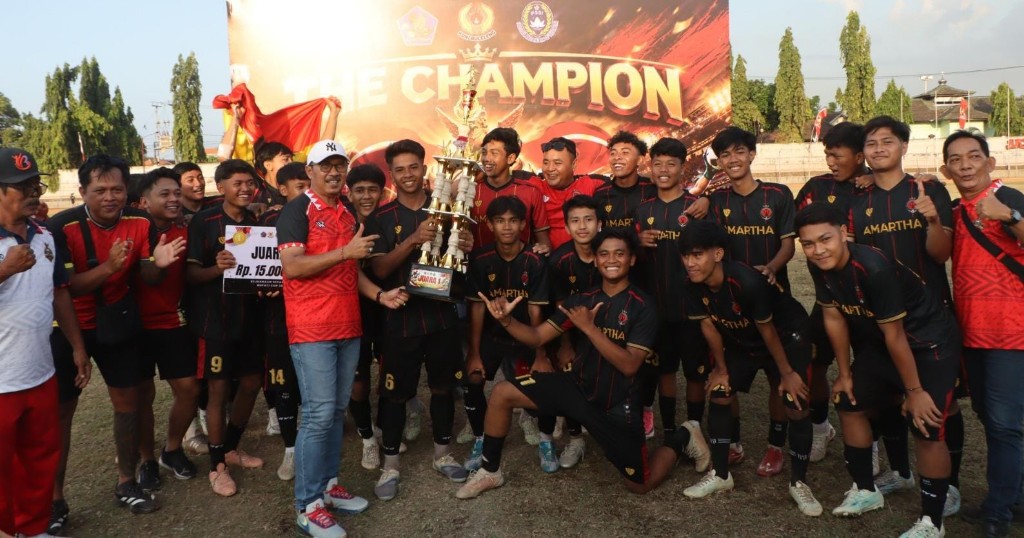Kesebelasan Amartha FC, Desa Patas, Kecamatan Grokgak, Keluar Sebagai Juara Bupati Cup 2026