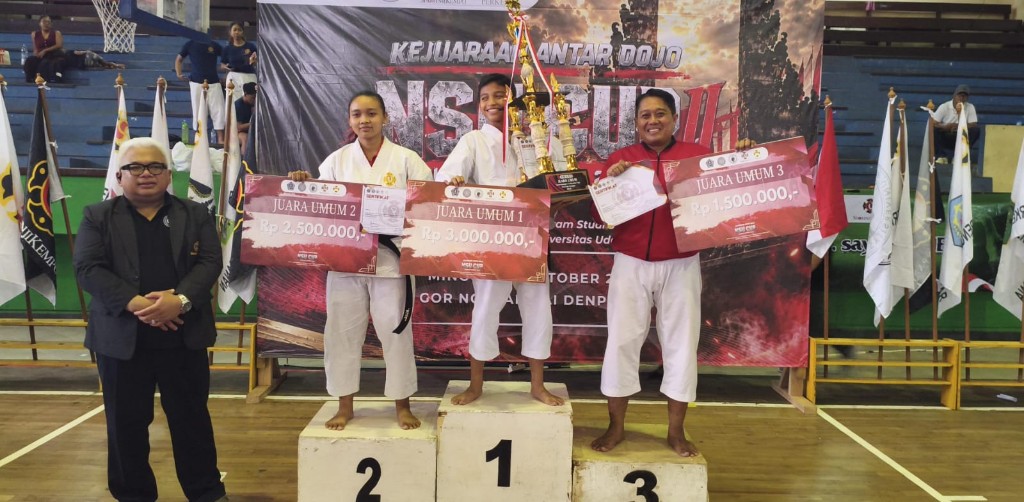 Dojo PLN Denpasar, Juara Umum I, Dojo Kebalian Sukawati Gianyar Juara Umum II, Dojo Bhaktiyasa Singaraja Juara Umum III