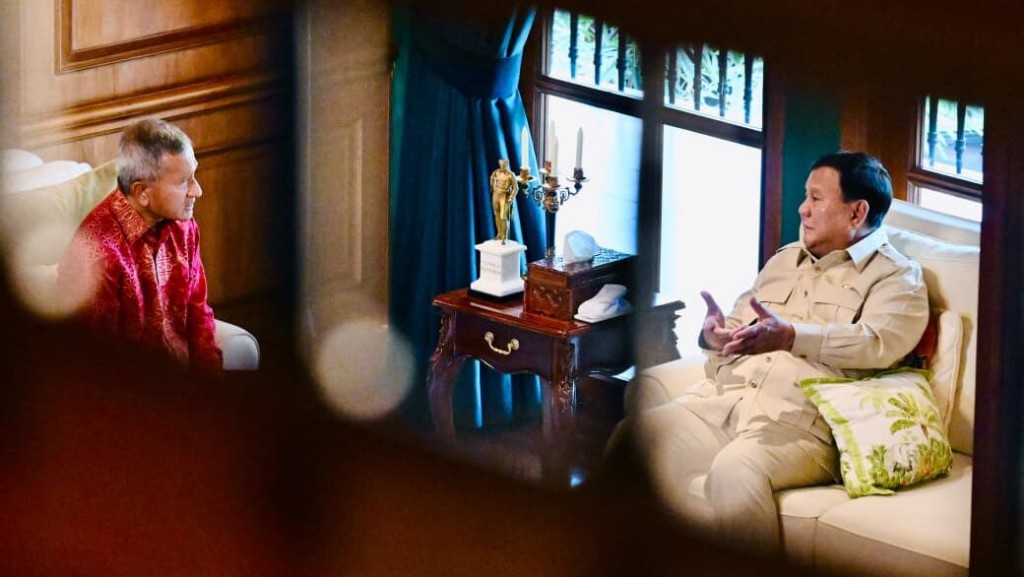 Presiden Prabowo Terima Menlu Singapura Vivian Balakrishnan di Hambalang
