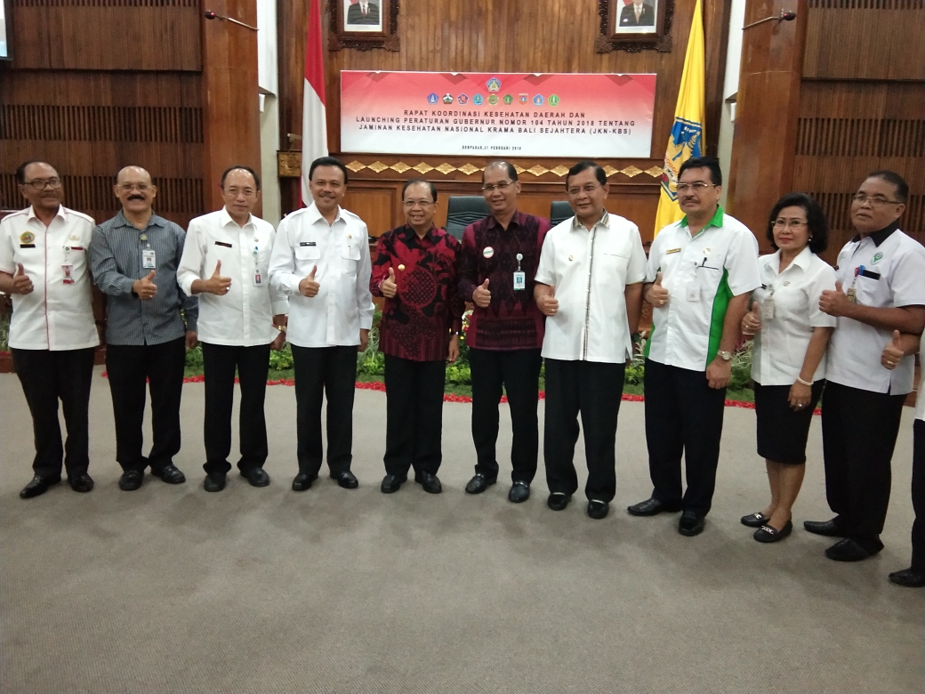 Dokumentasi dari - Gubernur Sempurnakan Sistem Jaminan Kesehatan Bali