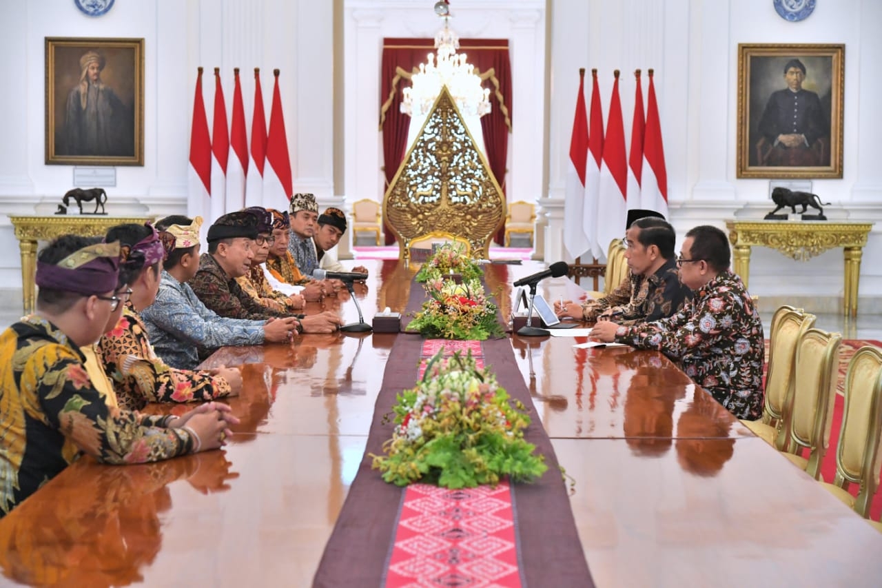 Dokumentasi dari - Presiden Jokowi Menerima Pengurus PHDI