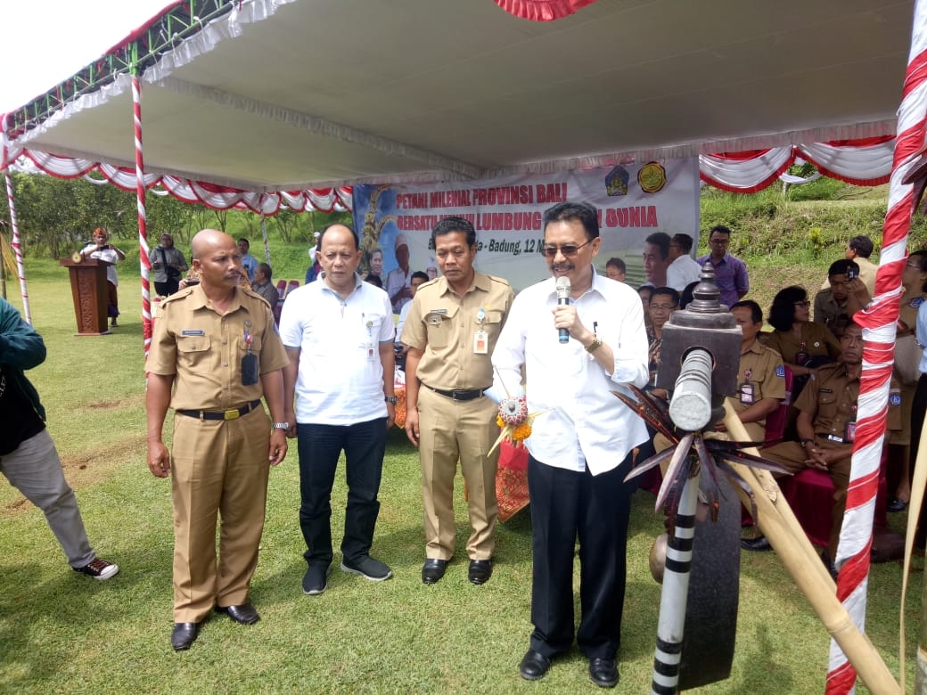Dokumentasi dari - Gerakan Petani Milineal Menuju Lumbung Pangan Dunia 2045