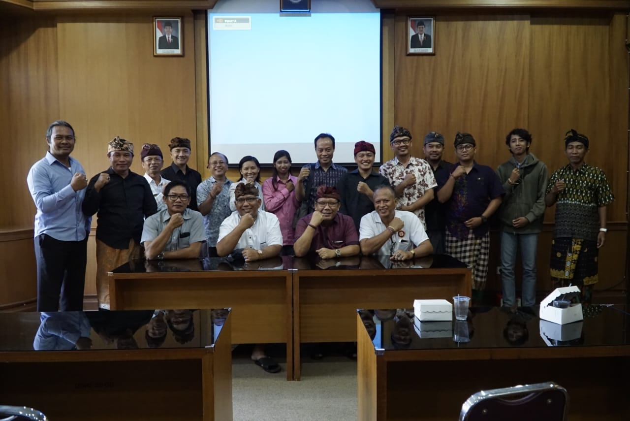 Dokumentasi dari - Paiketan Krama Bali-UNHI Garap Lomba Arjuna Digital 2019