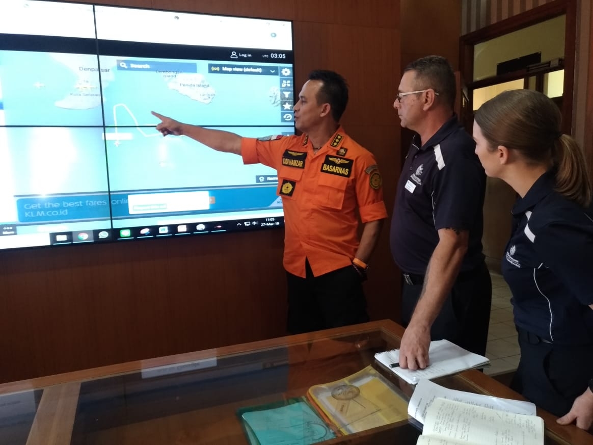 Dokumentasi dari - Simulasi Latihan SAR Ausindo di Perairan Selatan Bali