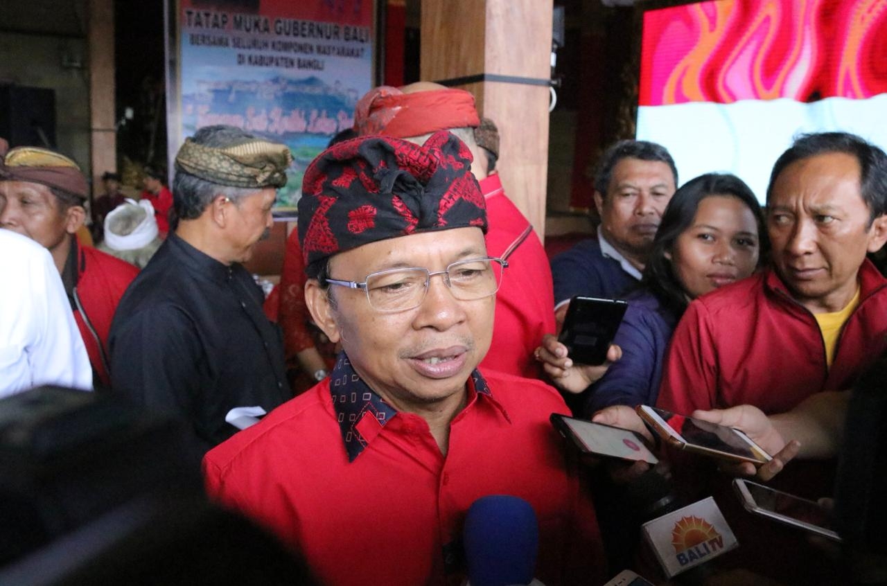 Dokumentasi dari - Koster Dihadapan Para Bendesa Berjanji Bangun Bangli Sebagai Wilayah Konservasi