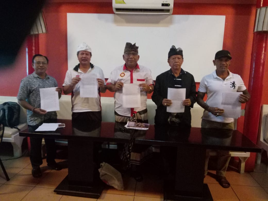 Dokumentasi dari - Aliansi Organisasi Krama Hindu Bali Rekomendasikan Lima Calon DPD dari Bali