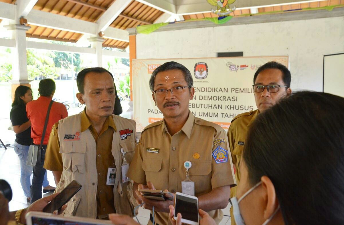 Dokumentasi dari - KPU Sosialisasi Pemilu 2019 di Rumah Sakit Jiwa Bangli
