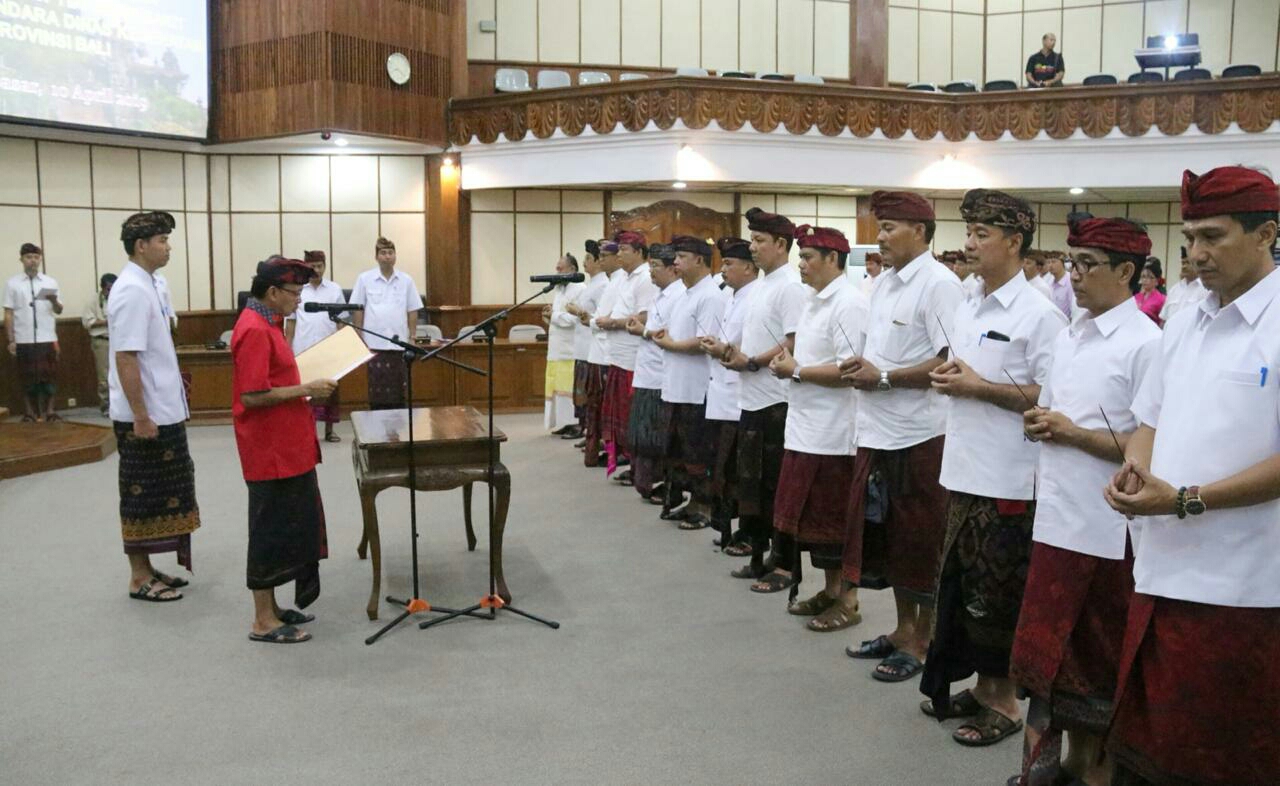 Dokumentasi dari - Perkuat Gerbong Birokrasi Bali, Koster Lantik 12 Pimpinan Tinggi Pratama