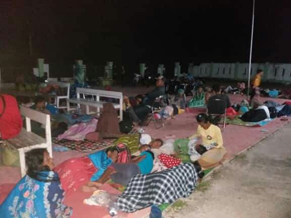 Dokumentasi dari - Situasi Masyarakat Kepulauan Banggai Sulteng Sudah Kondusif Pascagempa M 6,8