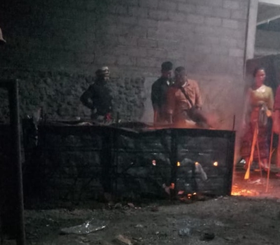 Dokumentasi dari - Dinsos Bali Secara Urunan Kremasi Lansia Tanpa Keluarga