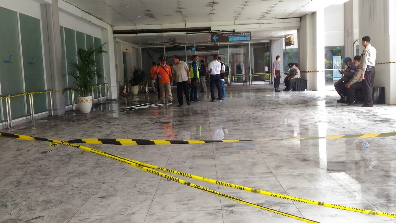 Dokumentasi dari - Masih Dalam Penyelidikan. Penyebab Kebakaran di Terminal Domsetik Bandara Ngurah Rai