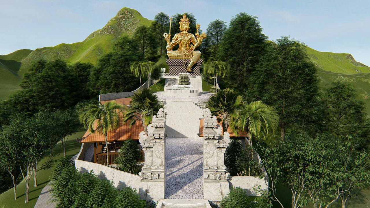 Dokumentasi dari - Sedang Dibangun Istana Keselamatan Dunia di Desa Duda Timur Karangasem