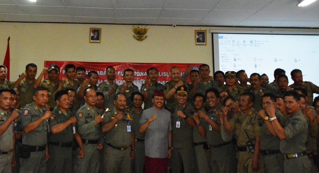 Dokumentasi dari - Satpol PP Bali-Tabanan Bekoordinasi Tertibkan Bangunan di Jalur Hijau Jatiluwih